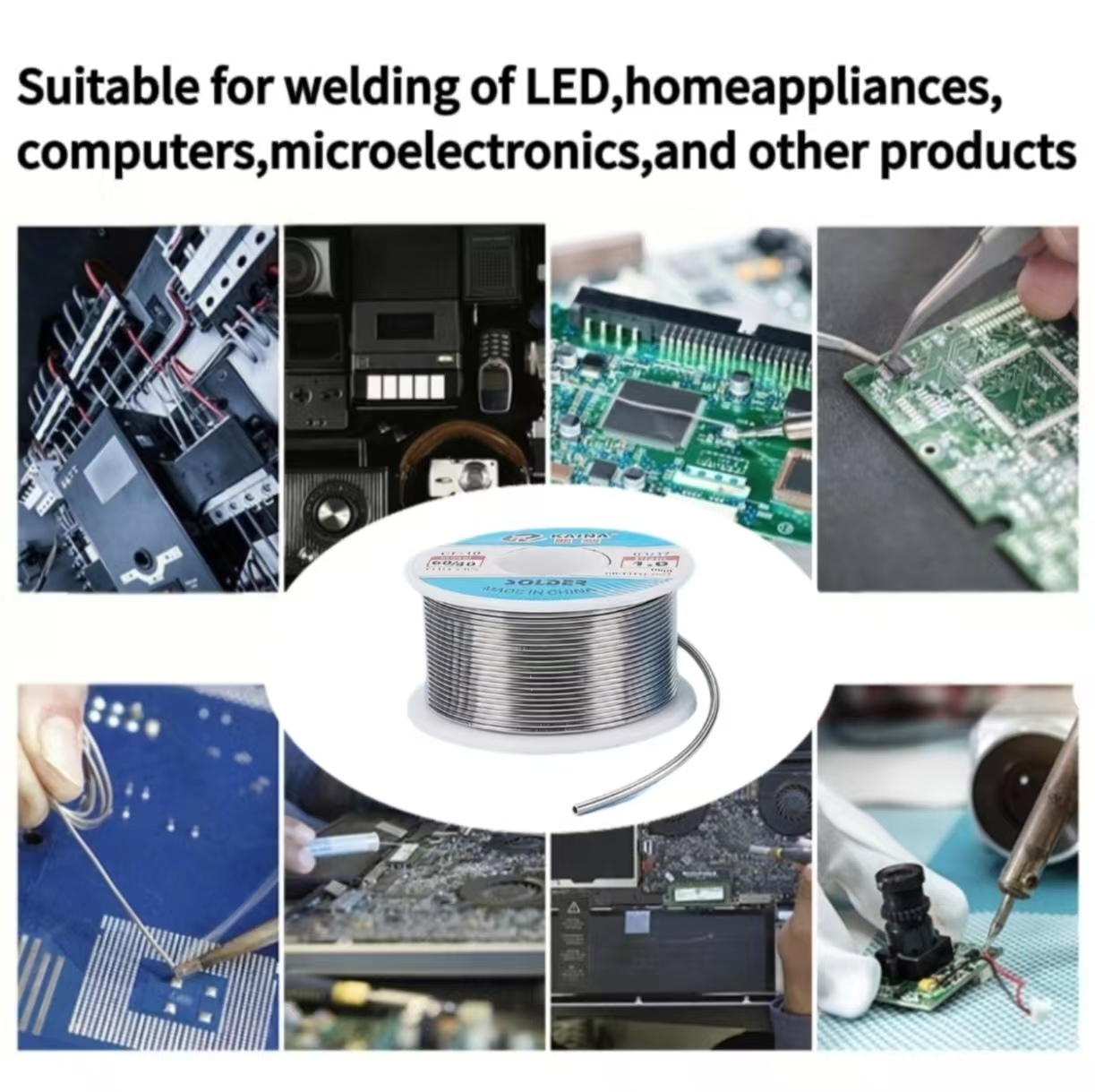 0.8mm 1.0mm  CF-10 50g Rosin C - مراجعة Diy Electronics Flux وسعره