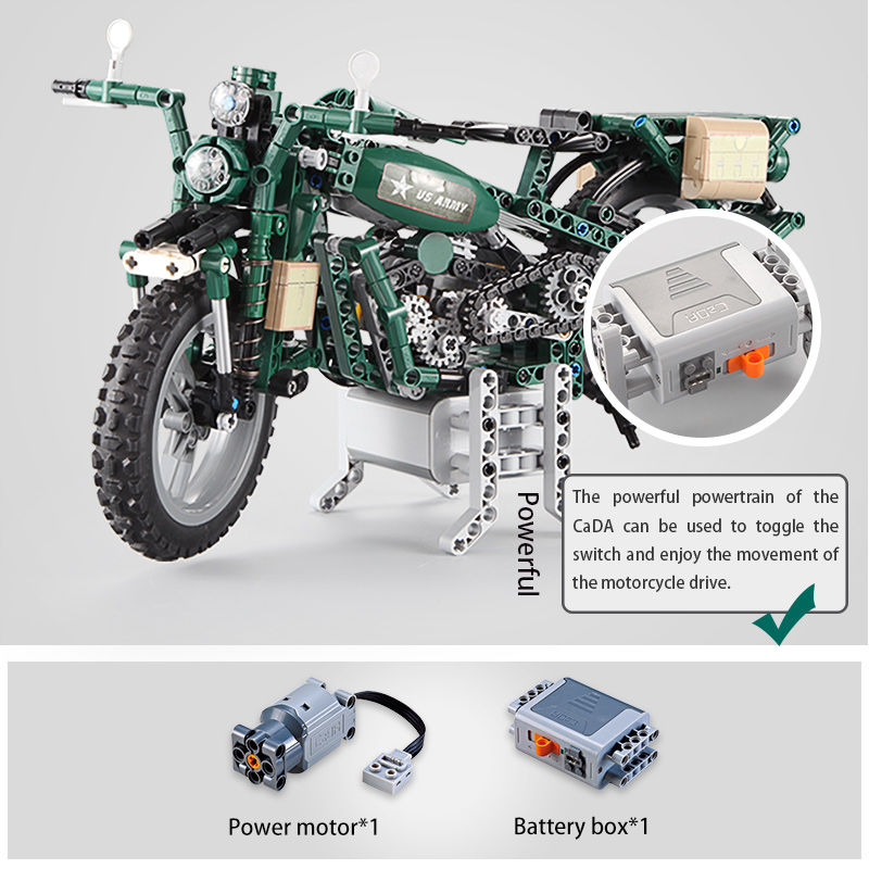 Cada 550PCS City Series Electr - مراجعة Diy Motorcycle Electronics وسعره