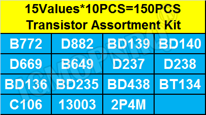 150PCS TO-126 Transistor Assor - مراجعة Mosfet Transistor Set وسعره