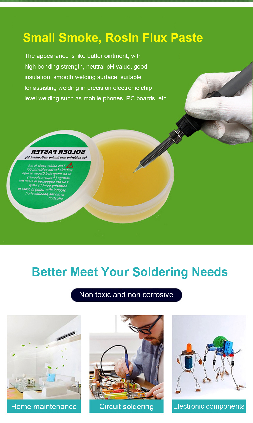 New Solder Flux for Soldering  - مراجعة Diy Electronics Flux وسعره