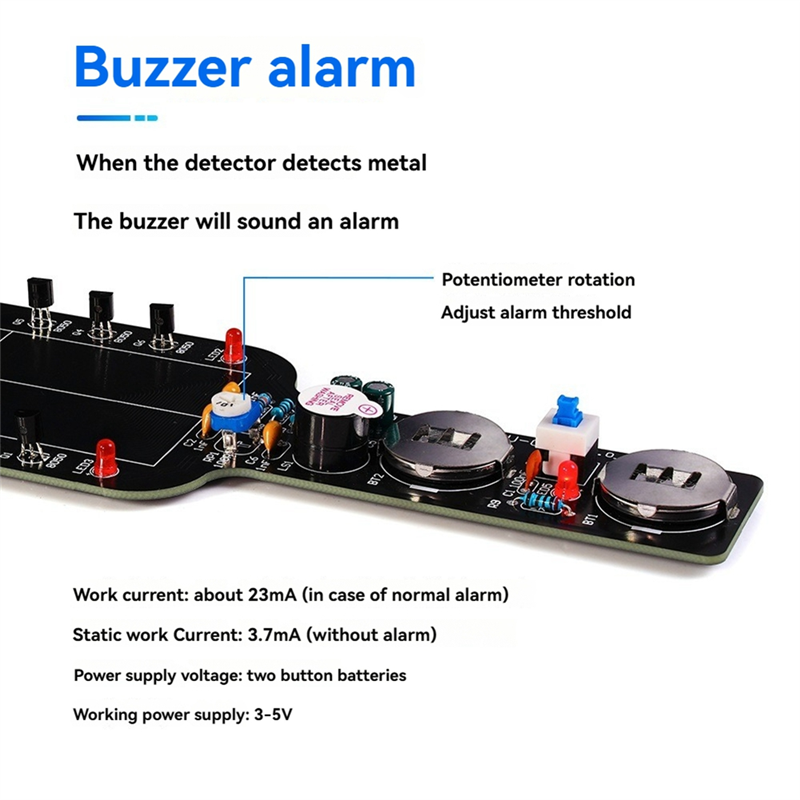 SQPP-DIY Metal Detector Electr - مراجعة Diy Electronics Circuits وسعره