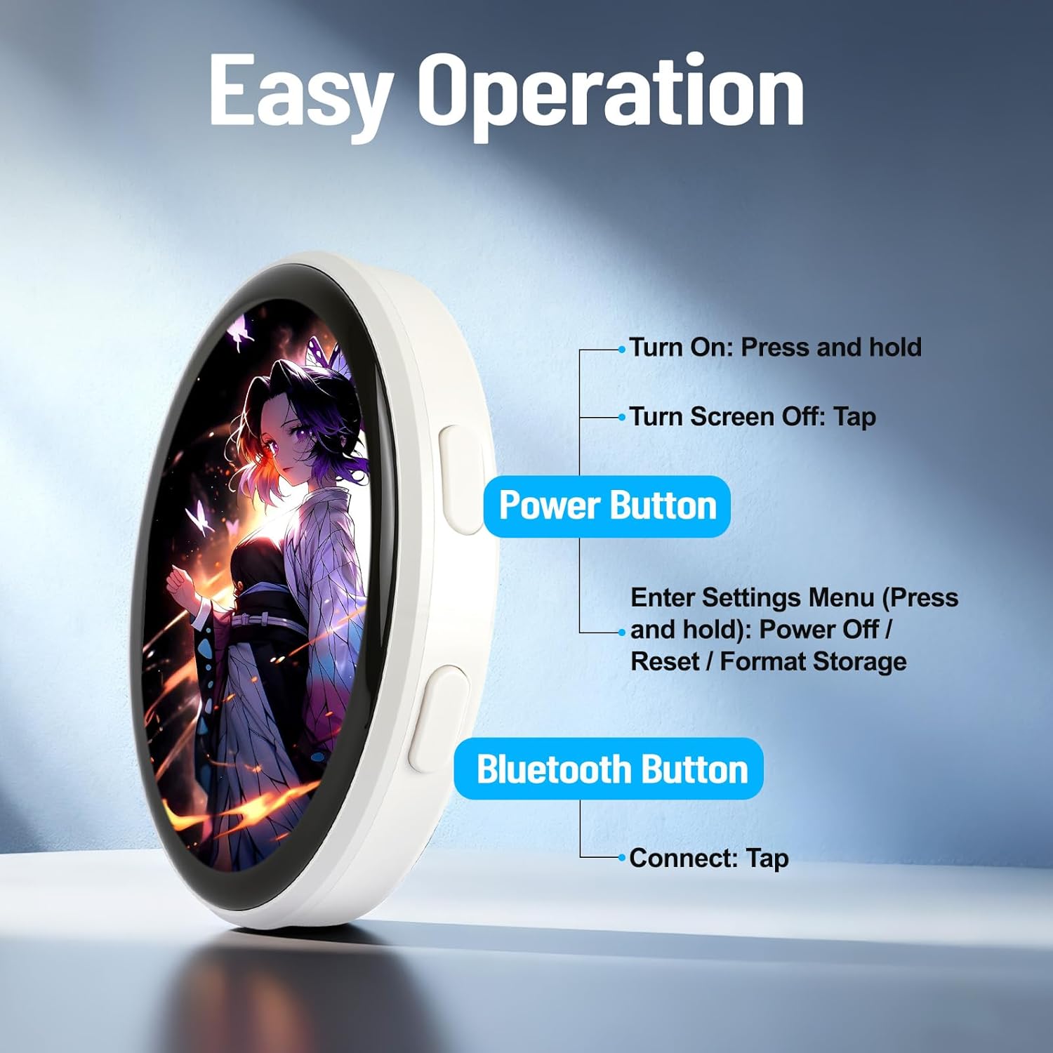 1/2PCS DIY Smart Badge with HD - مراجعة Diy Electronics Videos وسعره