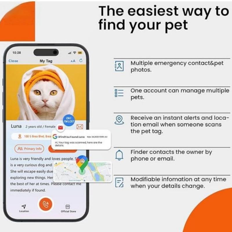 Anti-Lost Cat Collar Diy Elect - مراجعة Diy Electronics Location وسعره