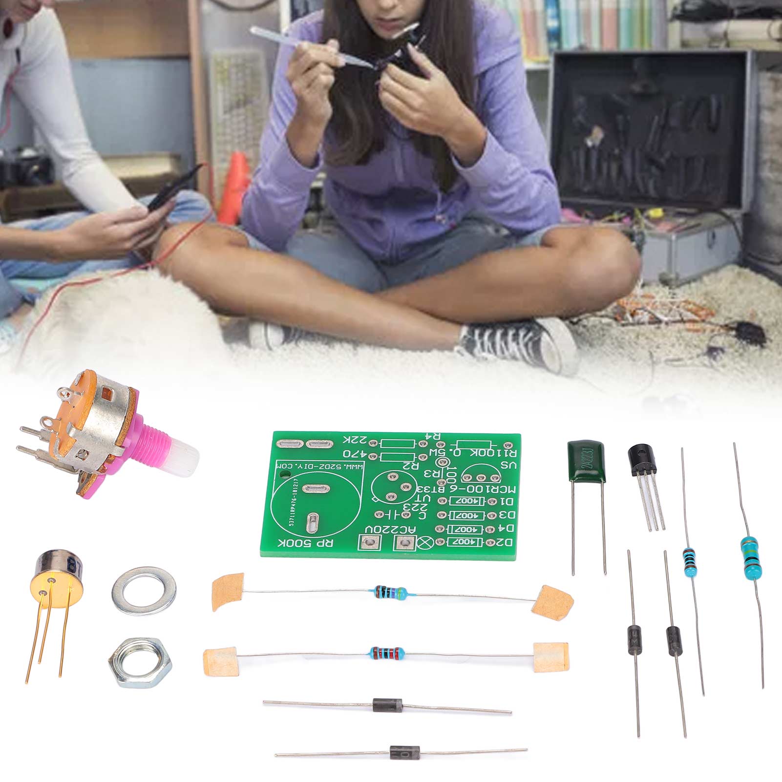 Dimmable Circuit Module Kit Tr - مراجعة Diy Electronics Desk وسعره