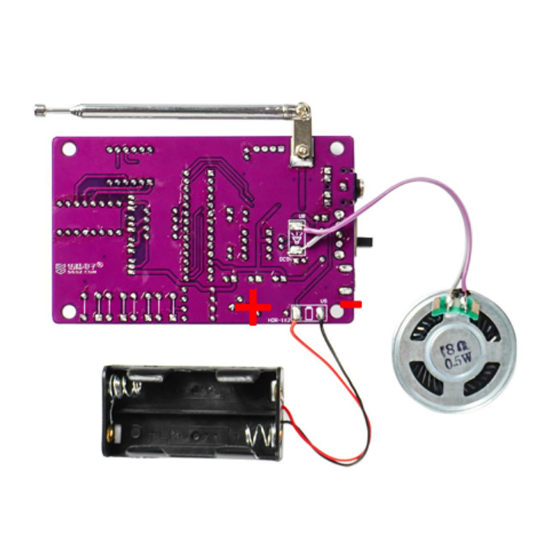 DIY FM Radio Electronic Kit 87 - مراجعة Diy Electronics Components وسعره
