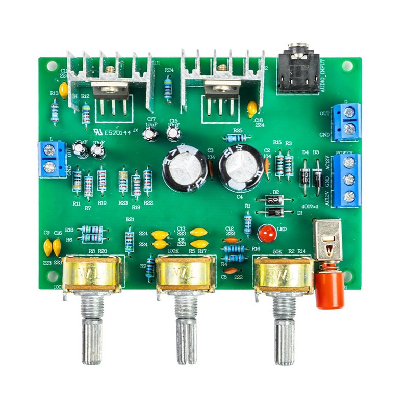 AS95-TDA2030 Dual Channel Ampl - مراجعة Diy Electronics Circuits وسعره