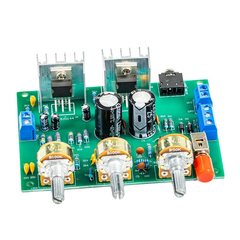 AS95-TDA2030 Dual Channel Ampl - مراجعة Diy Electronics Circuits وسعره