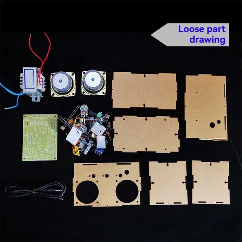 AS95-TDA2030 Dual Channel Ampl - مراجعة Diy Electronics Circuits وسعره