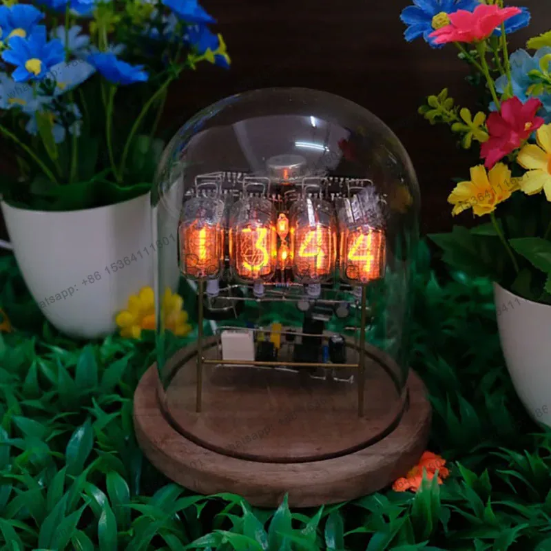 IN12 Nixie Clock Glow Tube For - مراجعة Diy Electronics Desk وسعره