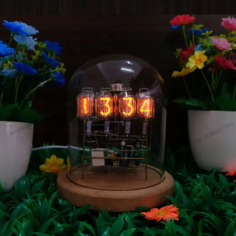 IN12 Nixie Clock Glow Tube For - مراجعة Diy Electronics Desk وسعره