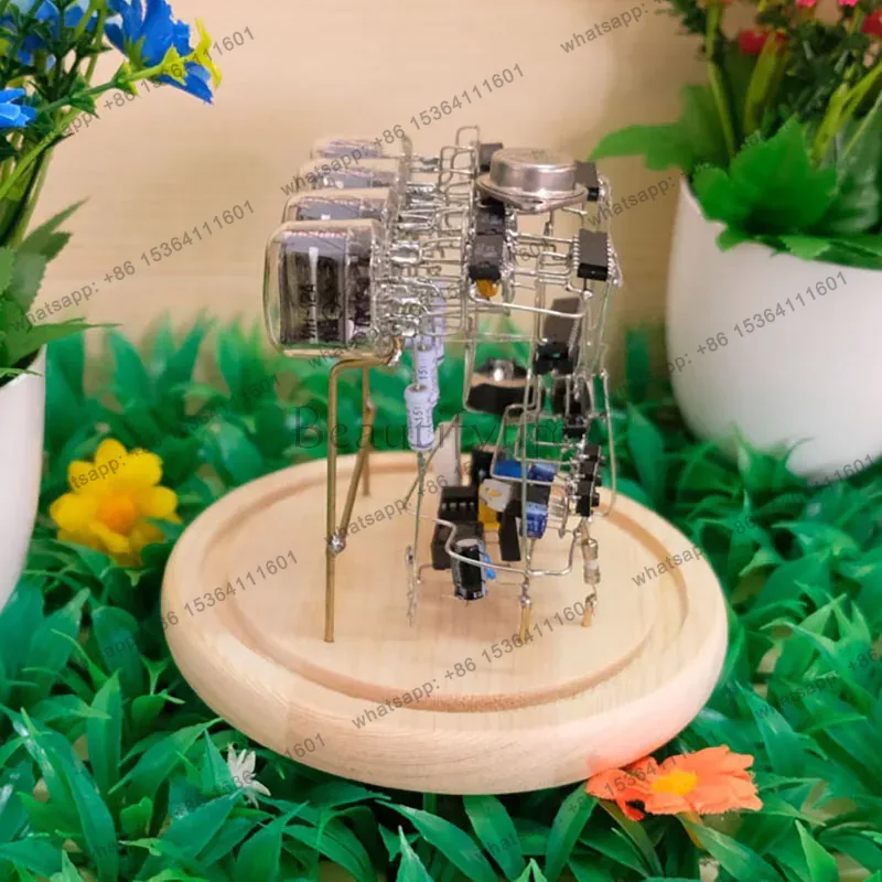 IN12 Nixie Clock Glow Tube For - مراجعة Diy Electronics Desk وسعره