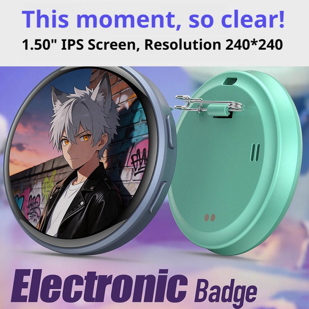 Smart Dynamic Electronic Badge - مراجعة Diy Electronics Videos وسعره