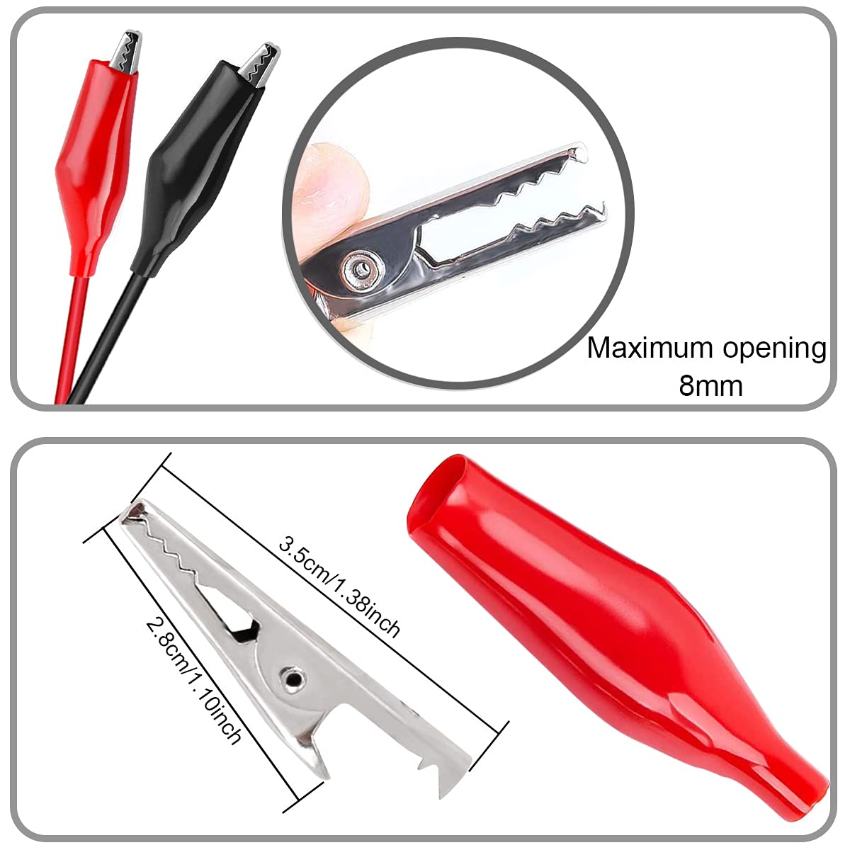 Alligator Clip to USB, Crocodi - مراجعة Crocodile Clip Set وسعره