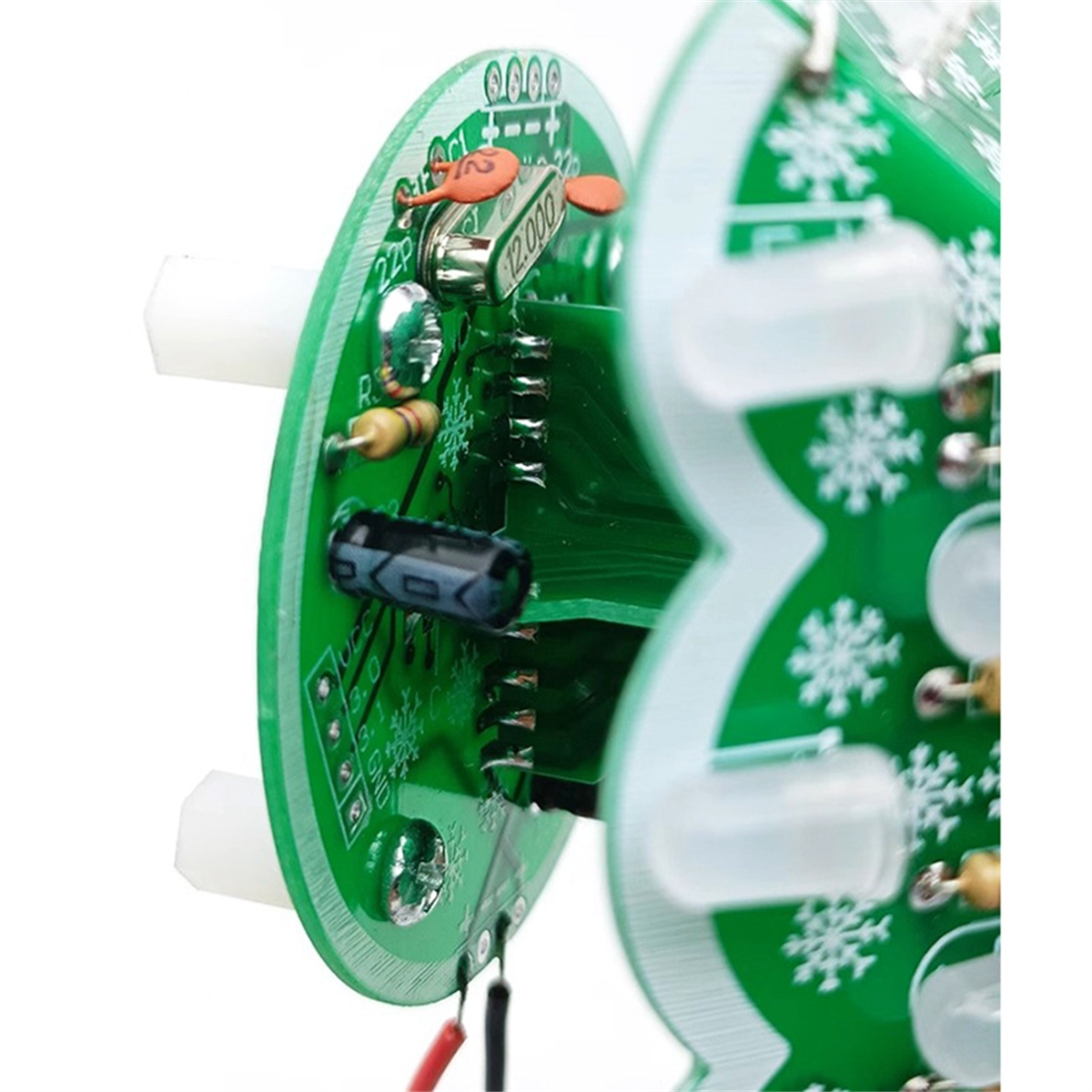 Newest! 3D Stereo Christmas Tr - مراجعة Diy Electronics Circuits وسعره