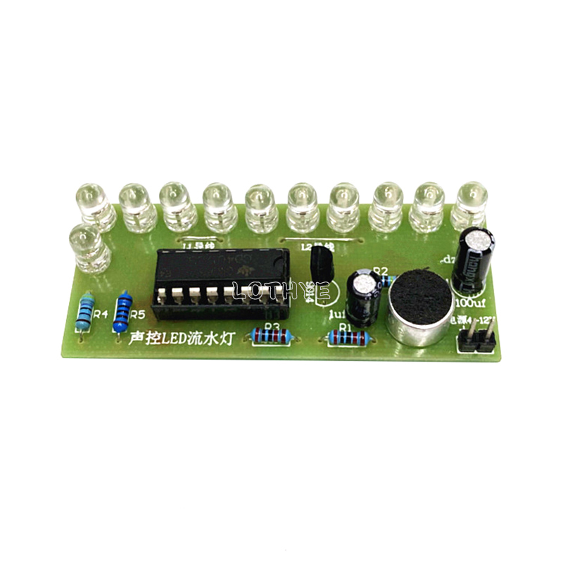 CD4017 Voice Control LED Water - مراجعة Diy Electronics Tool Kit وسعره