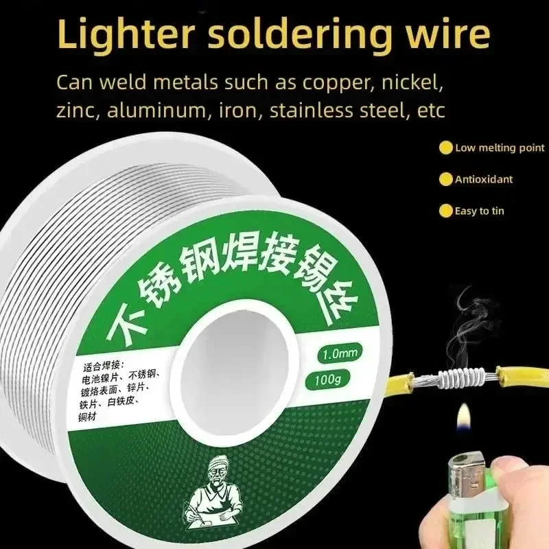 1.0mm 20/50/100g Rosin-Cored N - مراجعة Diy Electronics Flux وسعره