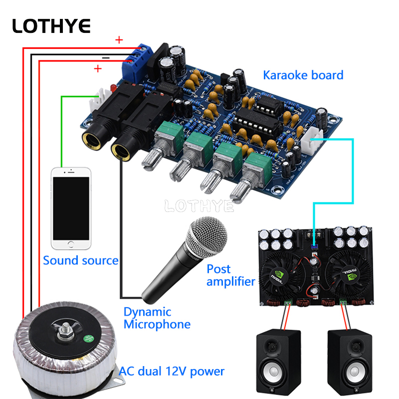 PT2399 Microphone Amplifier Bo - مراجعة Diy Electronics Circuits وسعره