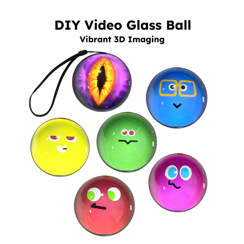 Magic 3D Crystal Ball Electron - مراجعة Diy Electronics Videos وسعره