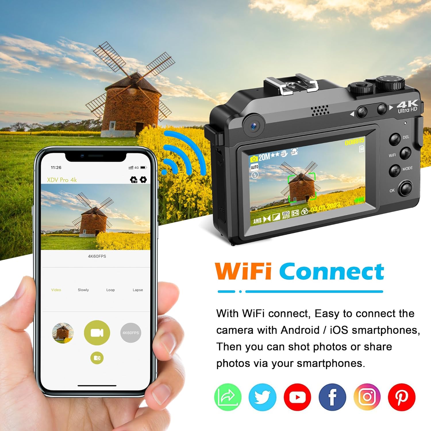 56MP Digital Camera For Photog - مراجعة Diy Electronics Videos وسعره