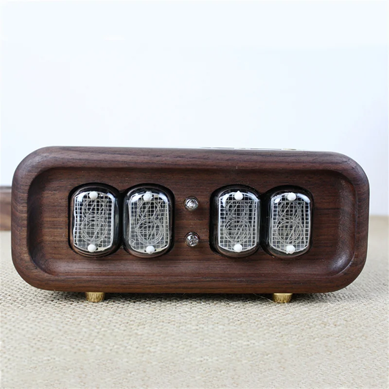 Black Walnut Solid Wood Glow D - مراجعة Diy Electronics Desk وسعره