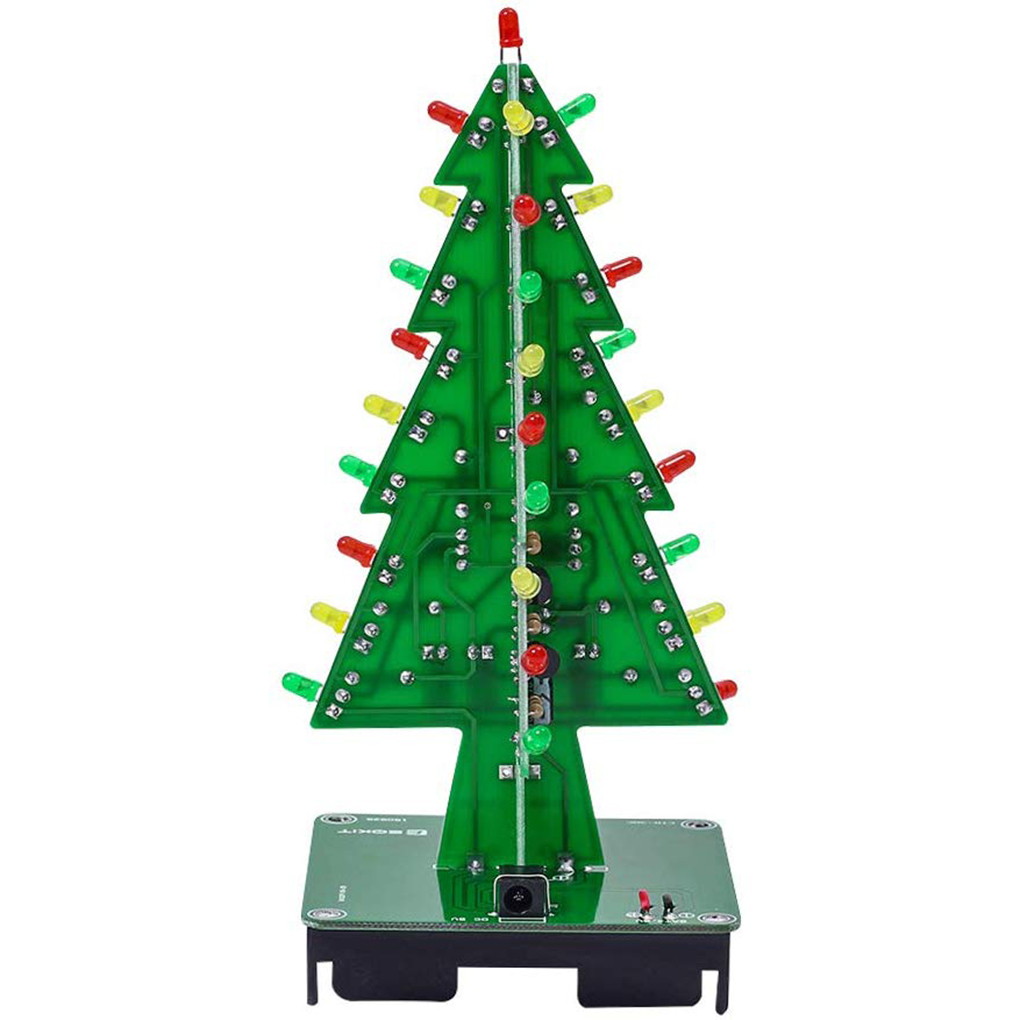 DIY Christmas Tree LED Flash K - مراجعة Diy Electronics Tool Kit وسعره