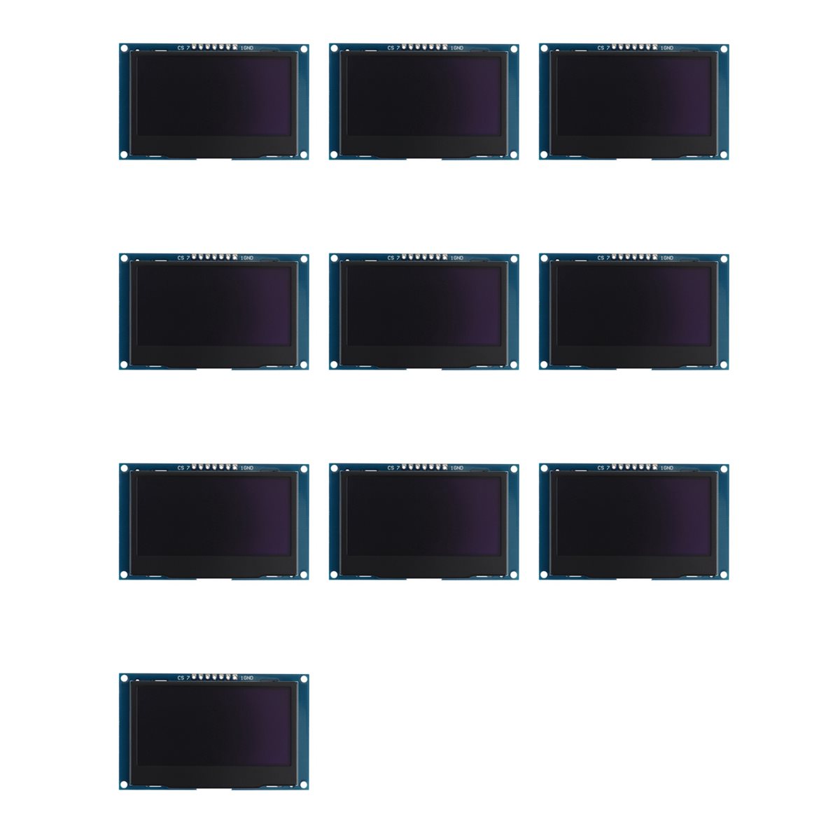 AS95-10Pcs 2.42 Inch 12864 128 - مراجعة I2C Lcd Display وسعره