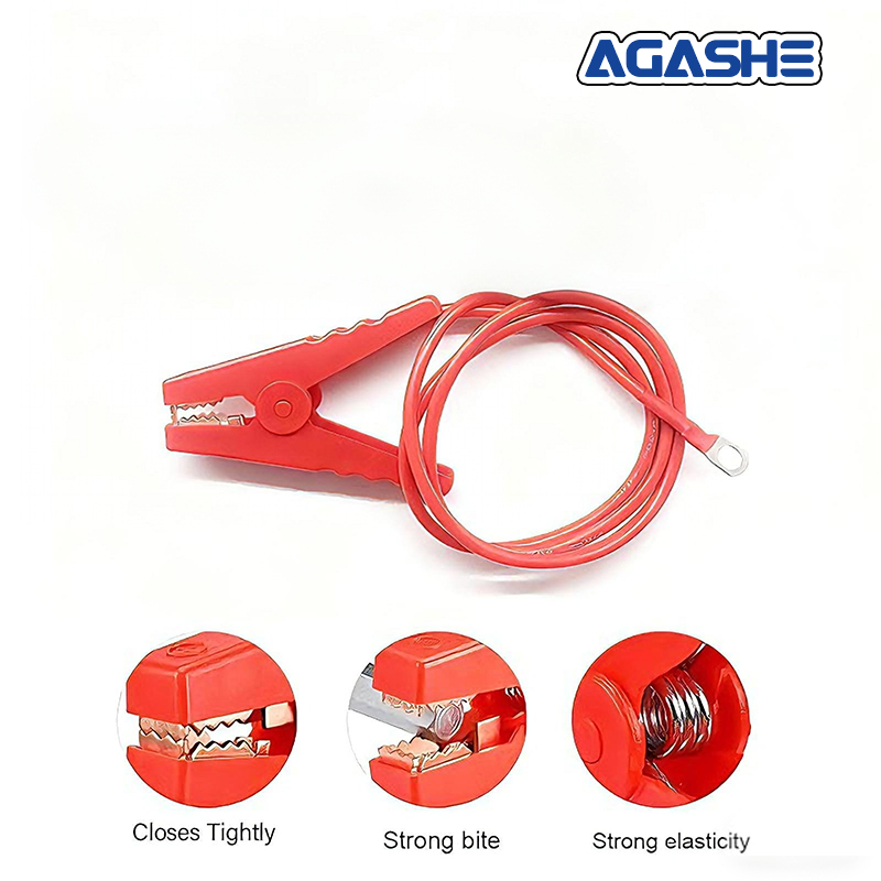 Car Jumper Cables Battery Alli - مراجعة Crocodile Clip Set وسعره