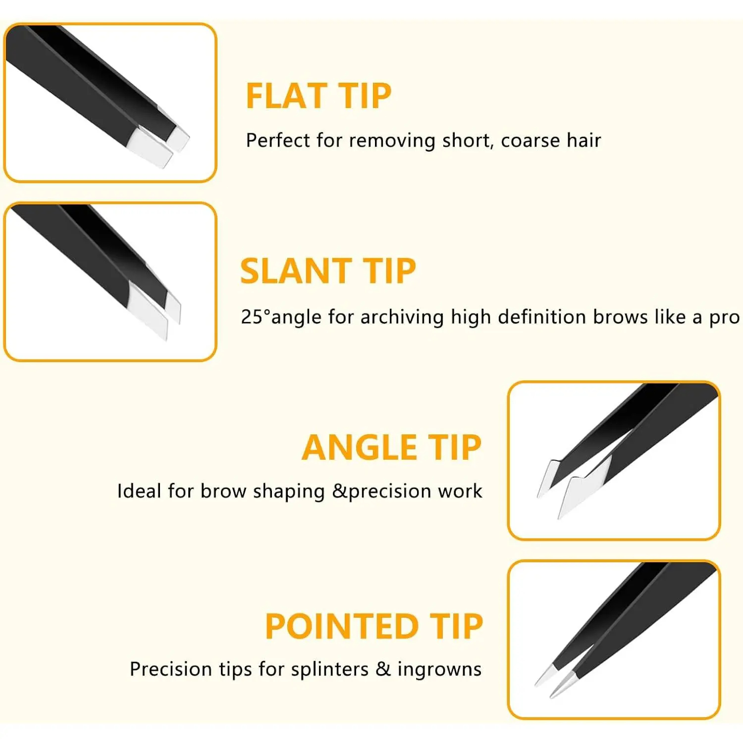 4Pcs Precision Tweezers Set, P - مراجعة Diy Electronics Tool Kit وسعره