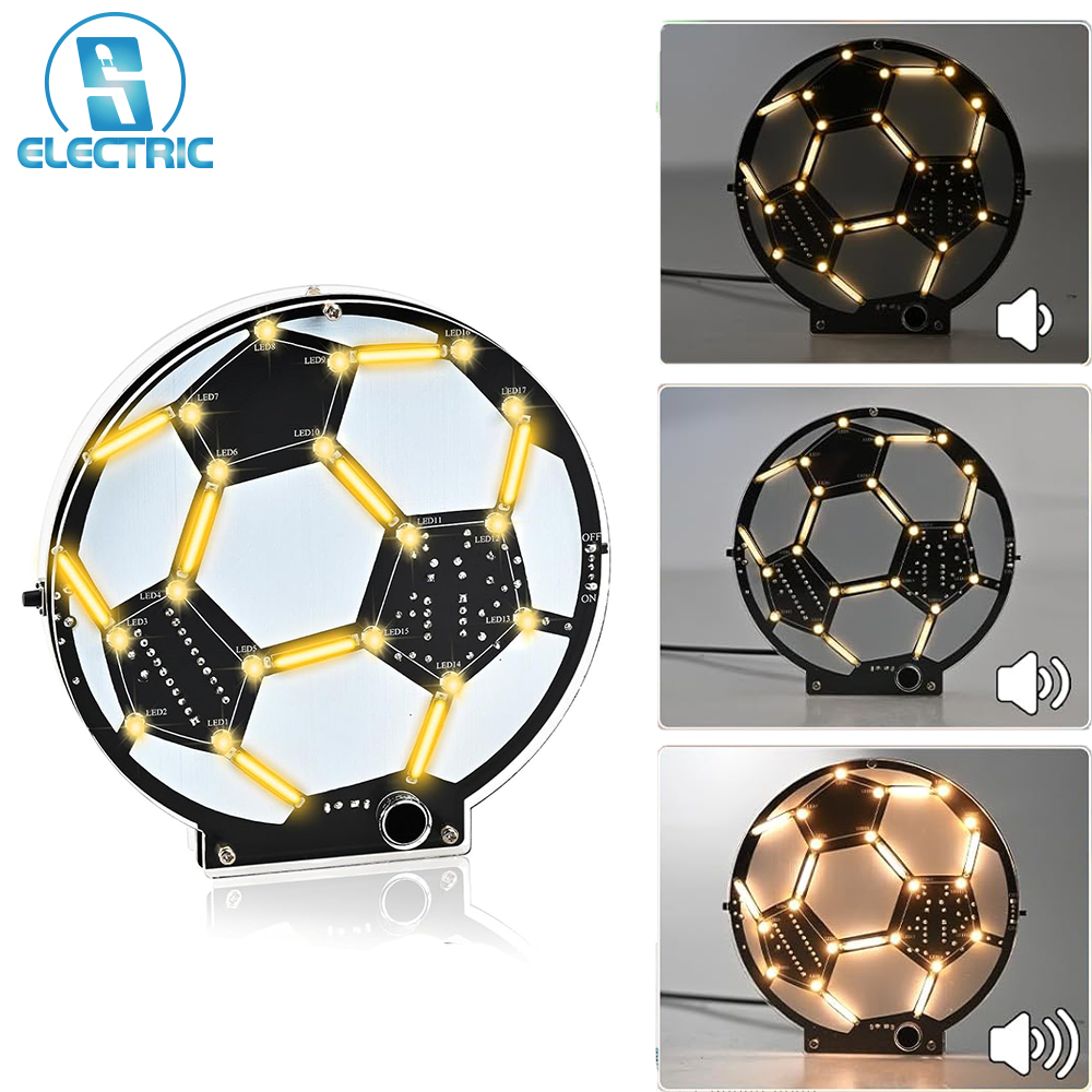 DIY Soccer Ball LED Soldering  - مراجعة Diy Electronics Filament وسعره