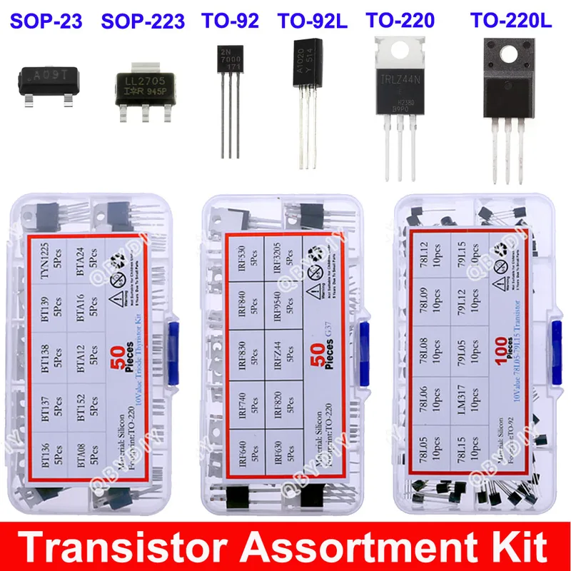 DIP SMD Mosfet Triode Thyristo - مراجعة Mosfet Transistor Set وسعره
