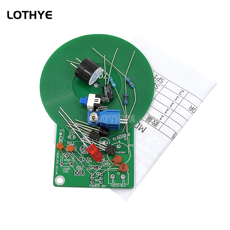 DC 3V-5V Metal Detector Kit DI - مراجعة Diy Electronics Circuits وسعره