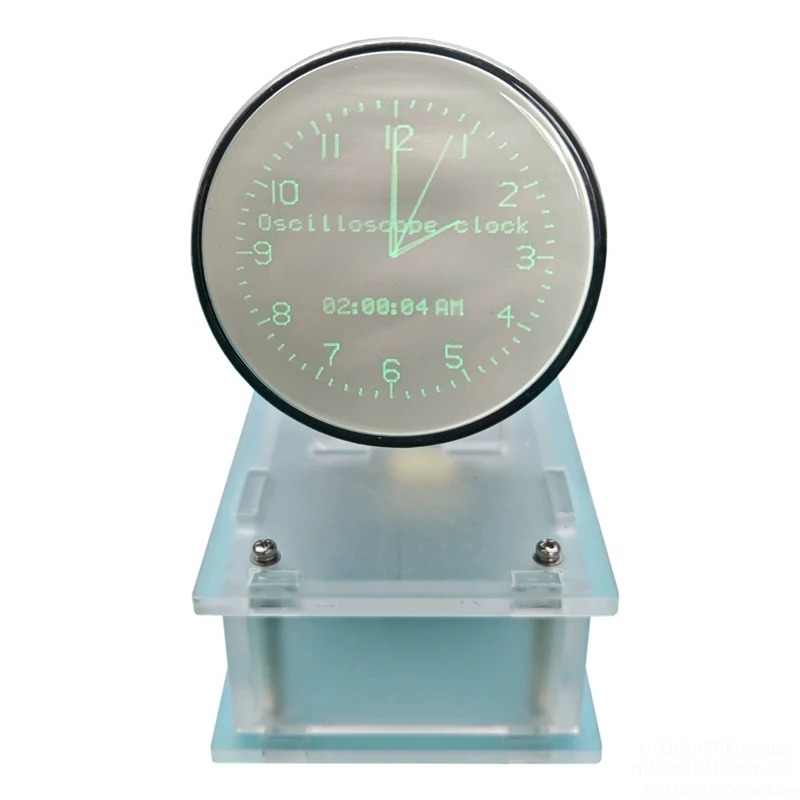 8SJ31J Oscilloscope Tube Clock - مراجعة Diy Electronics Desk وسعره