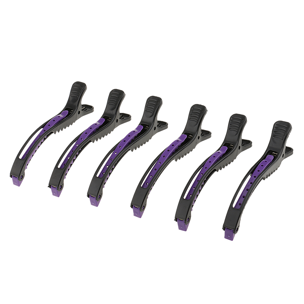 6PCS Pro Hairdressing Salon Se - مراجعة Crocodile Clip Set وسعره