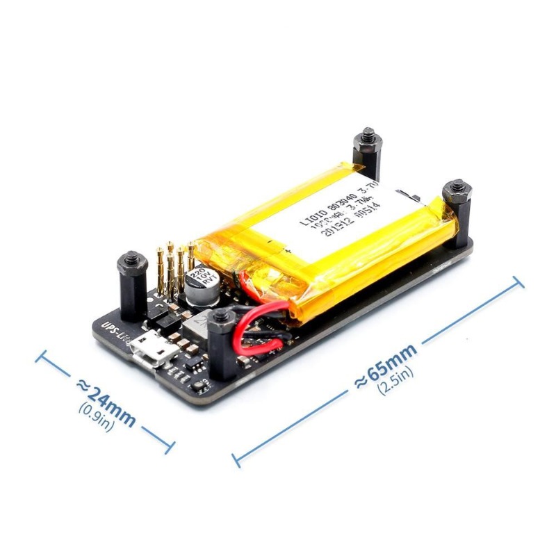 UPS-Lite Module for Raspberry  - مراجعة Raspberry Pi Zero وسعره