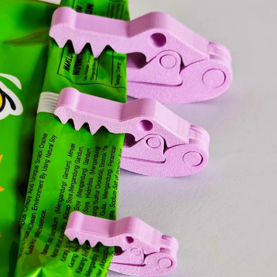 Fun Crocodile Food Sealing Cli - مراجعة Crocodile Clip Set وسعره