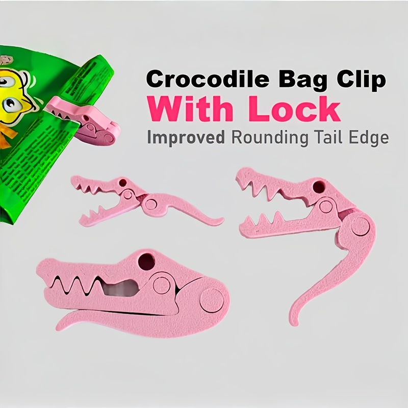 Fun Crocodile Food Sealing Cli - مراجعة Crocodile Clip Set وسعره