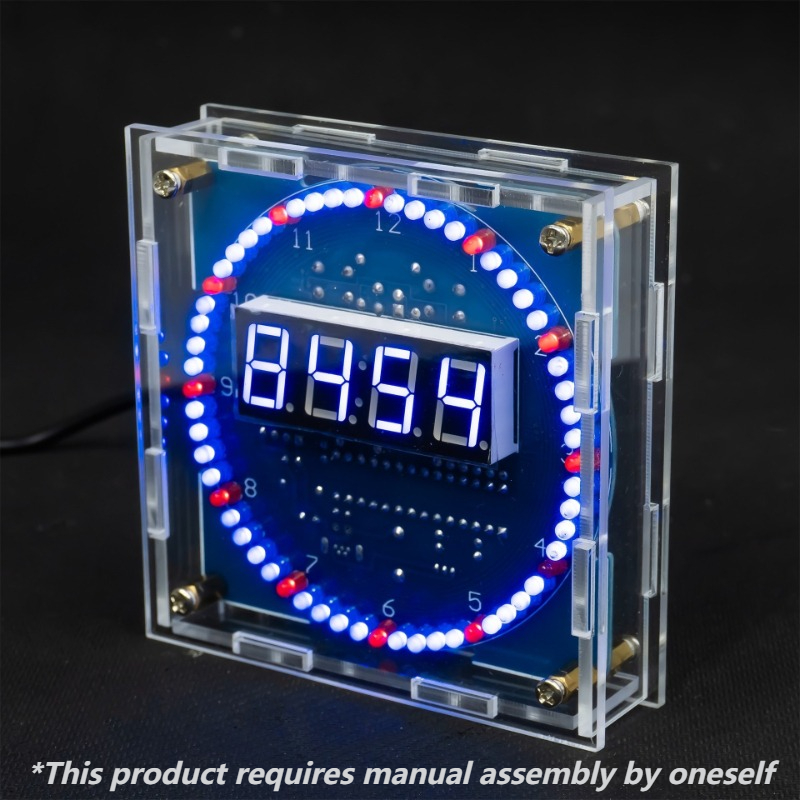 Electronic Clock DIY Light Con - مراجعة Diy Electronics Desk وسعره