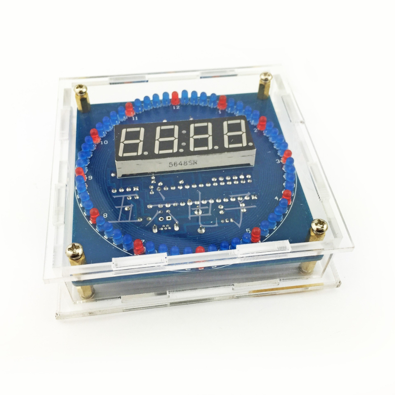 Electronic Clock DIY Light Con - مراجعة Diy Electronics Desk وسعره