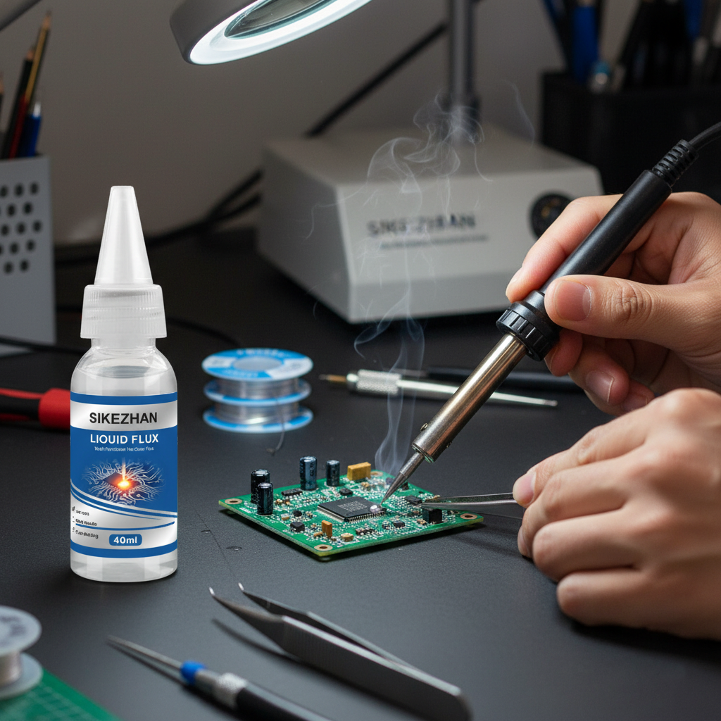 40ml Multi-Purpose Liquid Flux - مراجعة Diy Electronics Flux وسعره