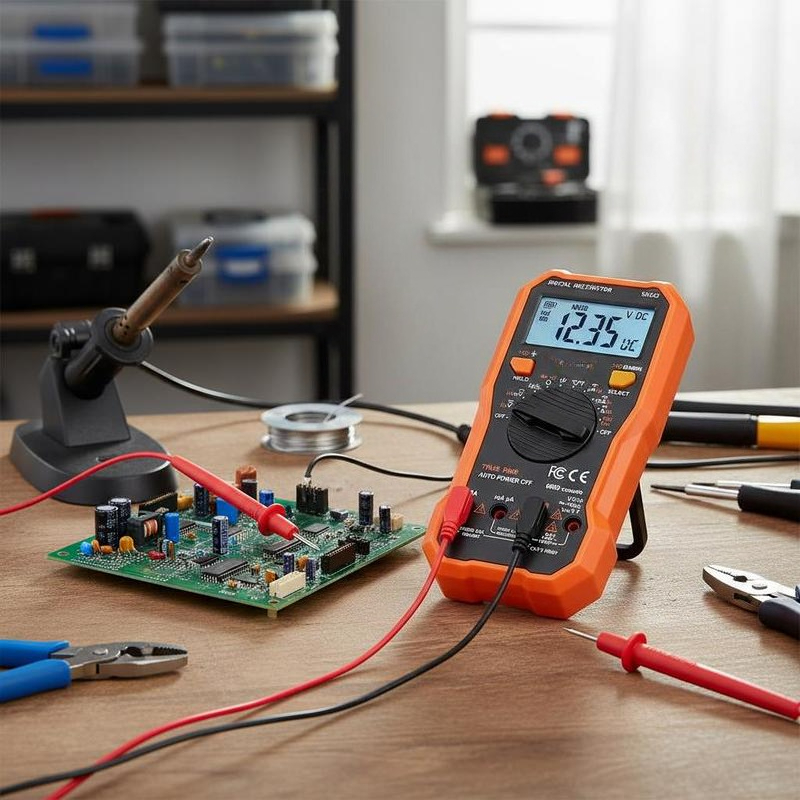 AC DC Voltage Tester 6000 Coun - مراجعة Diy Home Electronics Lab وسعره