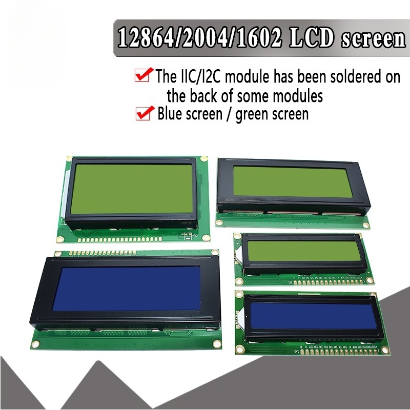 LCD 1602 2004 Module Blue Gree - مراجعة I2C Lcd Display وسعره