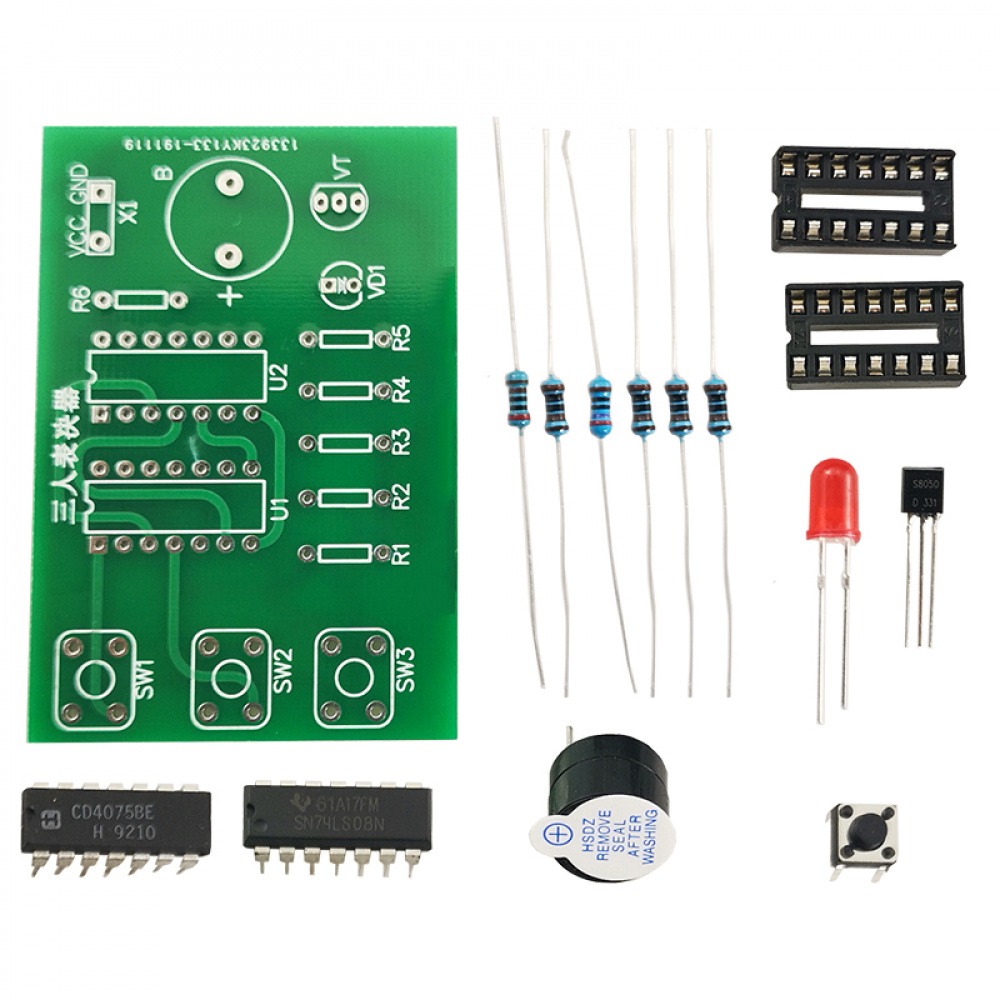 Three Person Voter Digital Cir - مراجعة Diy Home Electronics Lab وسعره