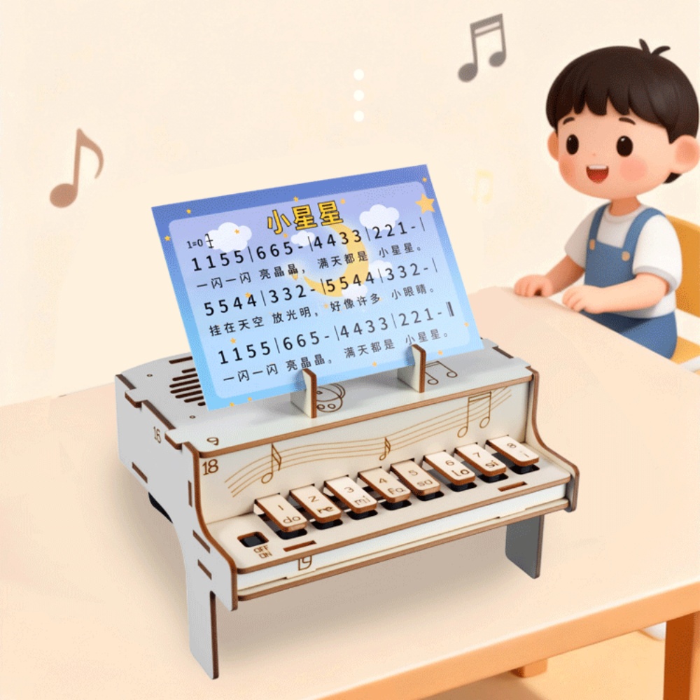 DIY Wooden Electronic Piano Mo - مراجعة Diy Electronics Tool Kit وسعره