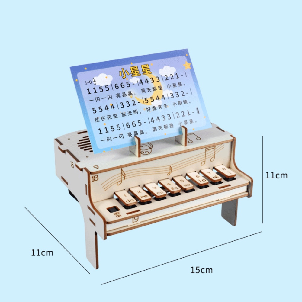 DIY Wooden Electronic Piano Mo - مراجعة Diy Electronics Tool Kit وسعره