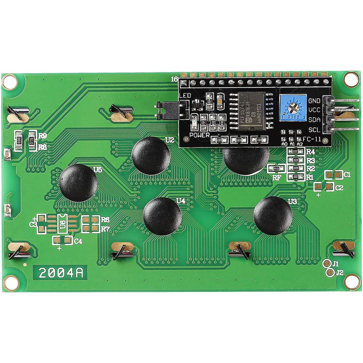 2PCS IIC I2C TWI Serial LCD 20 - مراجعة I2C Lcd Display وسعره