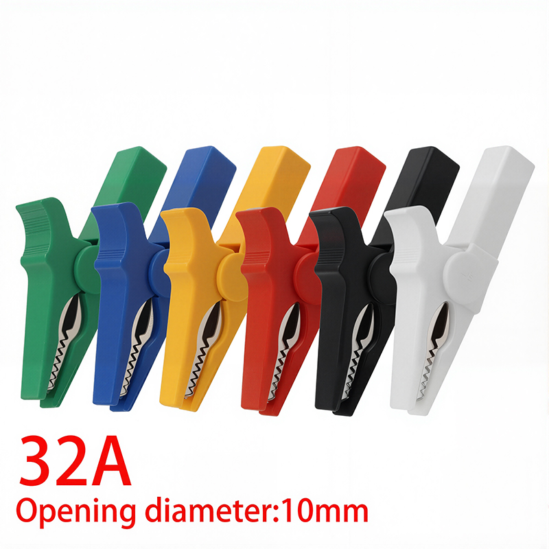 6pcs Alligator Clips 55mm Batt - مراجعة Crocodile Clip Set وسعره