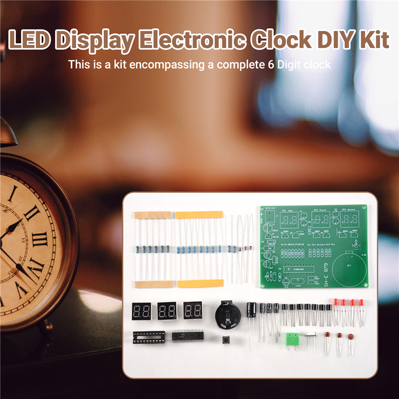 AT89C2051 6 Digital LED Displa - مراجعة Diy Electronics Flux وسعره