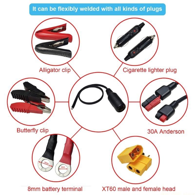 F62C Efficient DIN Female Plug - مراجعة Diy Motorcycle Electronics وسعره