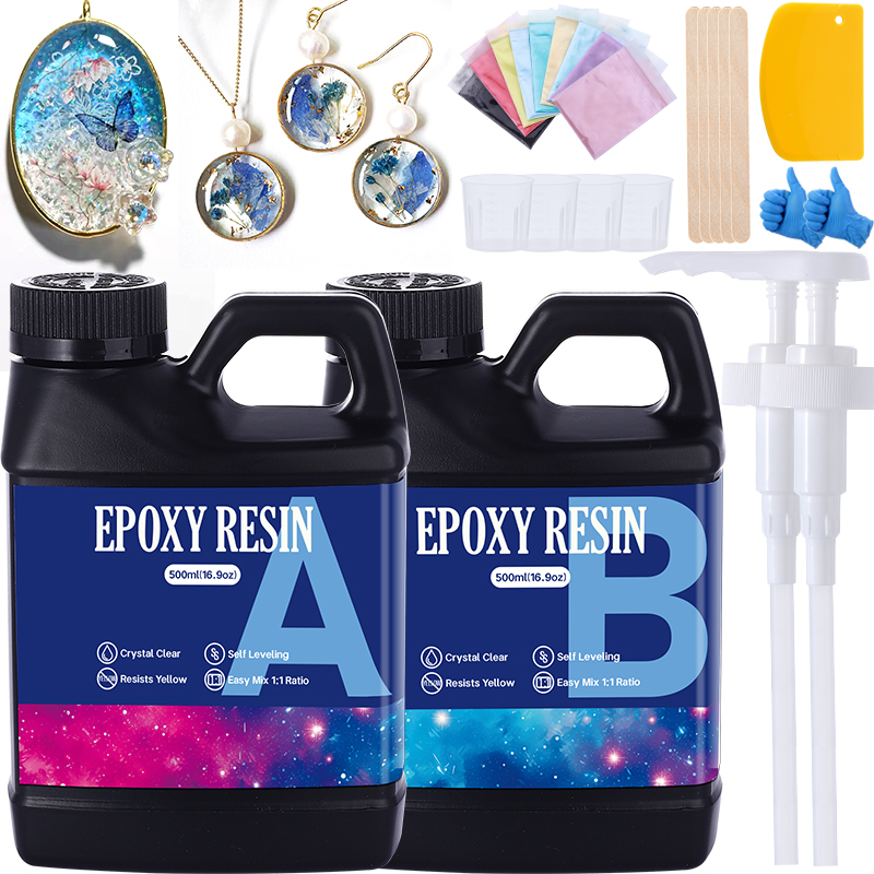 Fast Curing 1:1 Crystal Clear  - مراجعة Diy Electronics Components وسعره