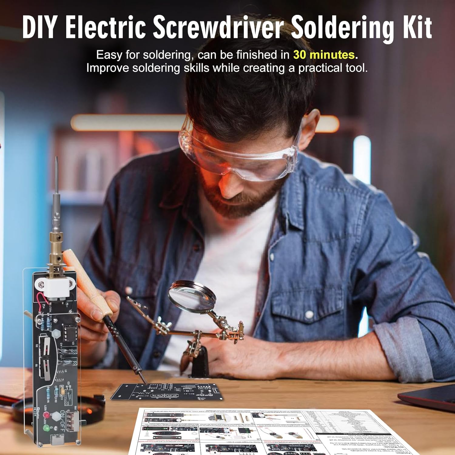 USB Rechargeable Electric Scre - مراجعة Diy Home Electronics Lab وسعره